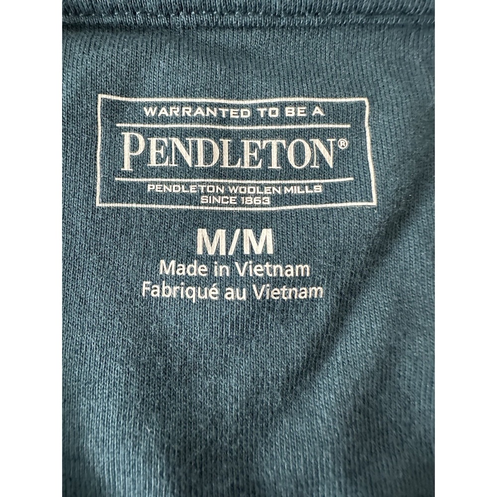 Pendleton Pullover Shirt Men's Medium Dadcore Cab… - image 3